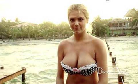 Kate Upton'un şok fotoğrafı!