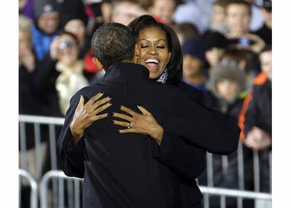 Başkanlık, aşk, zafer, sarılma