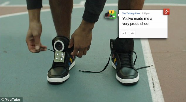 Google’dan konuşan ayakkabı