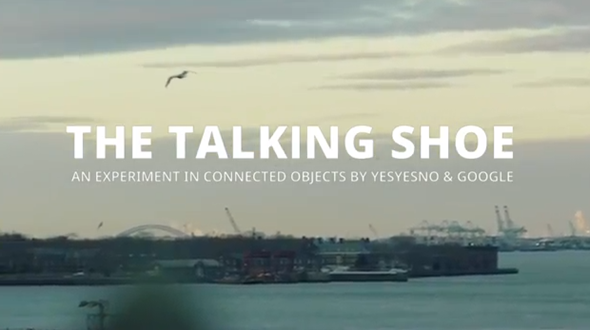 Google’dan konuşan ayakkabı