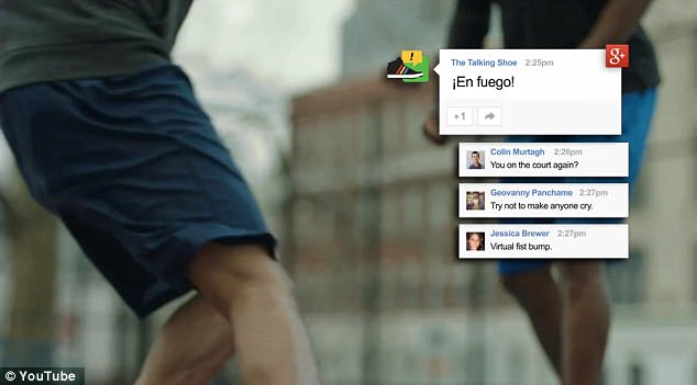 Google’dan konuşan ayakkabı