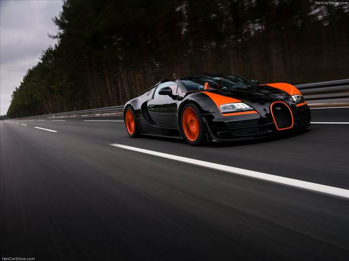 En Hızlı Üstü Açık Otomobil: Bugatti Veyron Grand Sport Vitesse WRC