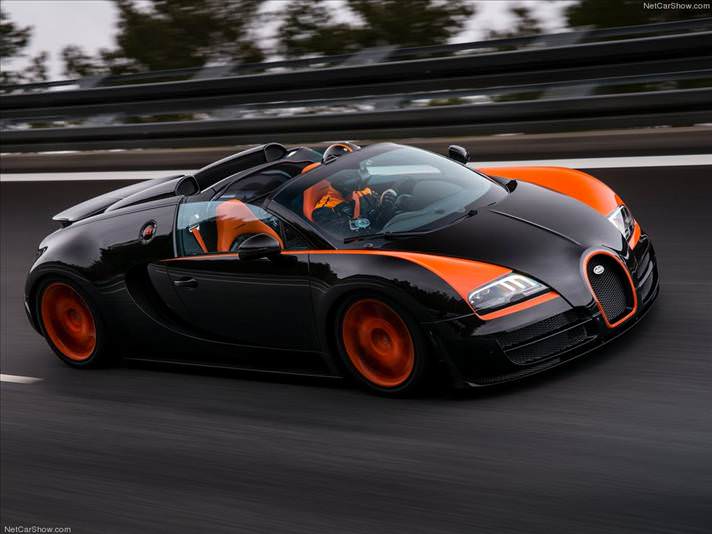En Hızlı Üstü Açık Otomobil: Bugatti Veyron Grand Sport Vitesse WRC