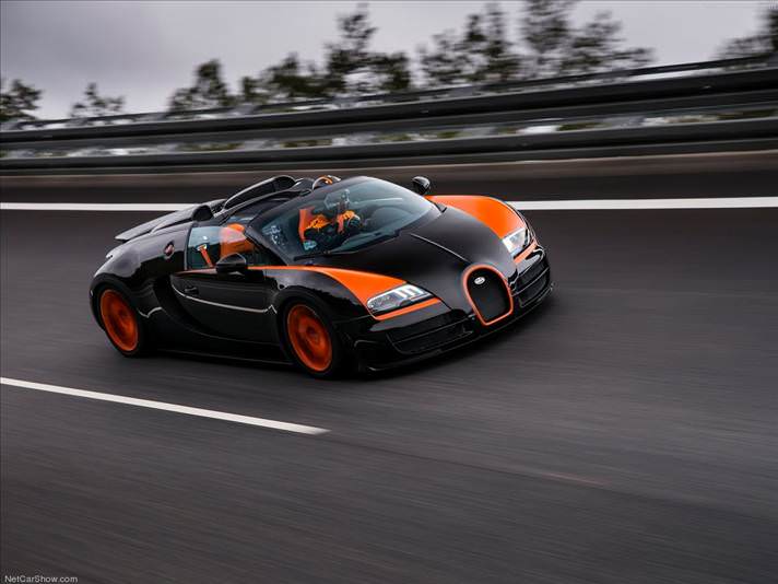 En Hızlı Üstü Açık Otomobil: Bugatti Veyron Grand Sport Vitesse WRC