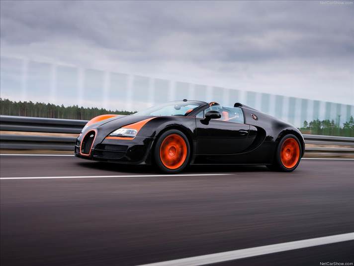 En Hızlı Üstü Açık Otomobil: Bugatti Veyron Grand Sport Vitesse WRC