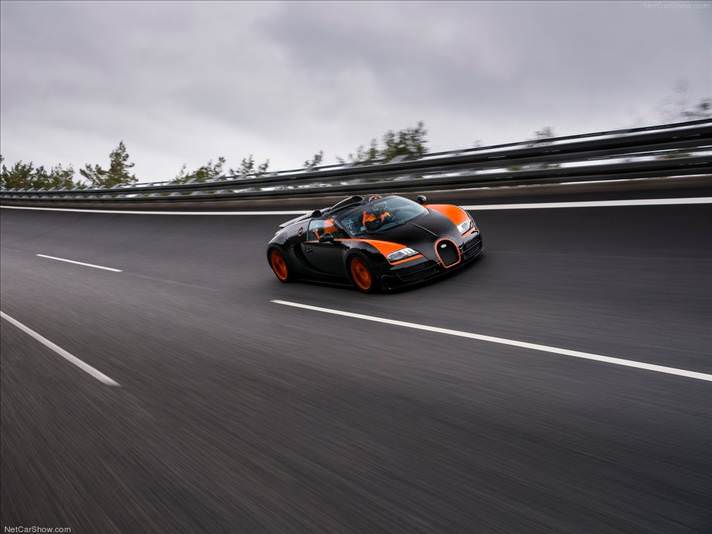 En Hızlı Üstü Açık Otomobil: Bugatti Veyron Grand Sport Vitesse WRC
