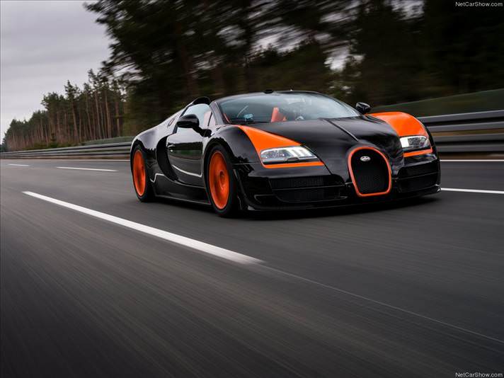 En Hızlı Üstü Açık Otomobil: Bugatti Veyron Grand Sport Vitesse WRC