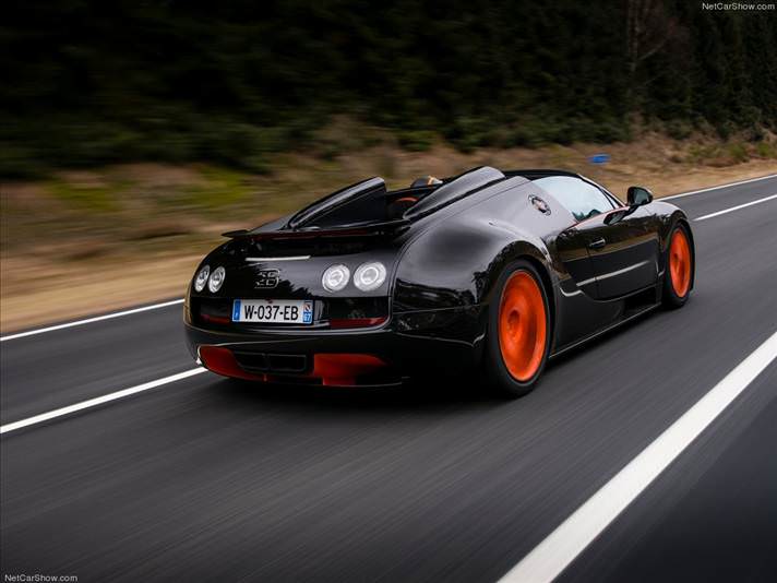 En Hızlı Üstü Açık Otomobil: Bugatti Veyron Grand Sport Vitesse WRC