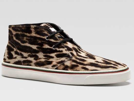 Erkek modasında leopar desen