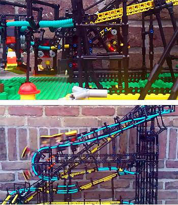 Lego ile yapılmış  çok gelişmiş makineler