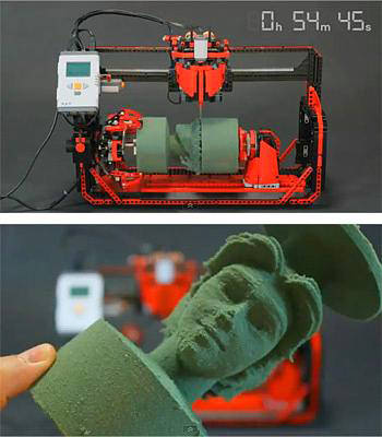 Lego ile yapılmış  çok gelişmiş makineler