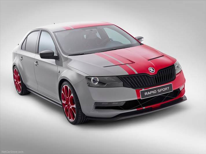 Yepyeni bir otomobil: Skoda Rapid Sport Concept