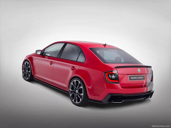 Yepyeni bir otomobil: Skoda Rapid Sport Concept