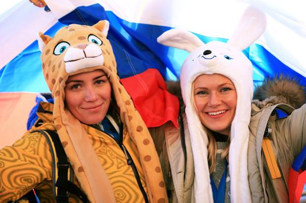 Soçi'nin en güzel taraftarları