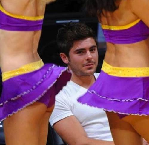 Ünlüler ve ponpon kızlar