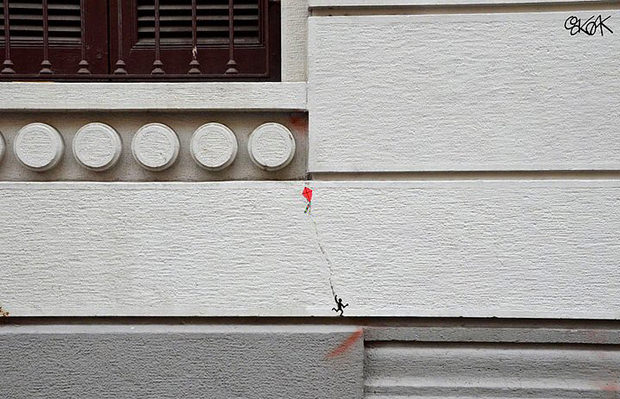 Yaratıcı sokak sanatı örnekleri