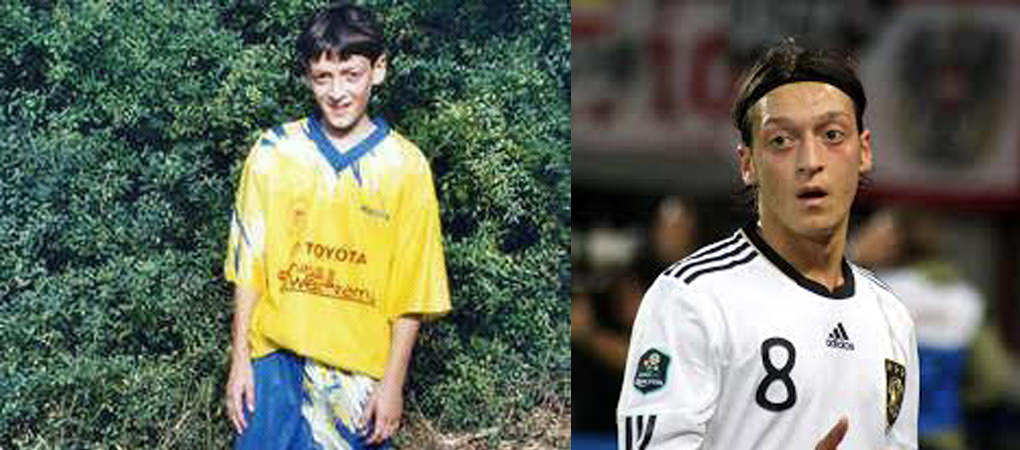 Futbolcuların çocukluk halleri