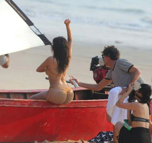 Nefes kesen bikini çekimi