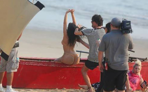 Nefes kesen bikini çekimi