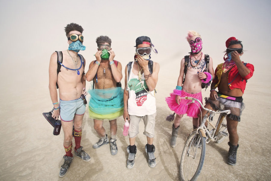 Her yıl binlerce kişiyi toplayan Yanan Adam Festivali