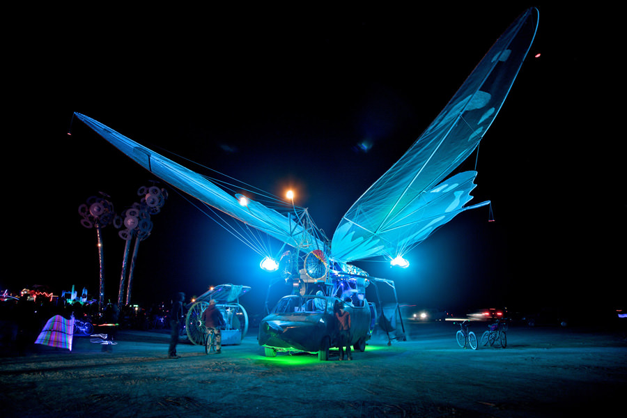 Her yıl binlerce kişiyi toplayan Yanan Adam Festivali