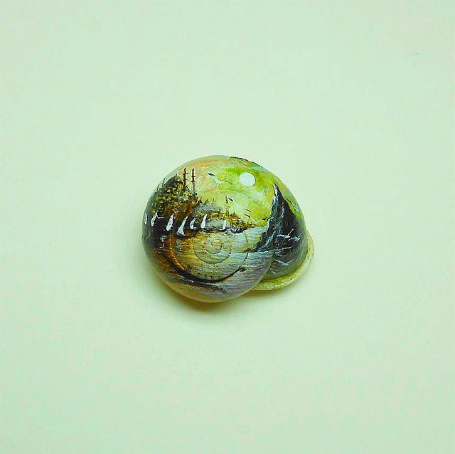 Minyatür yağlı boya çalışmaları ile İstanbul