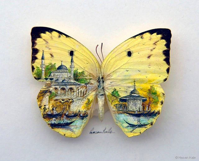 Minyatür yağlı boya çalışmaları ile İstanbul