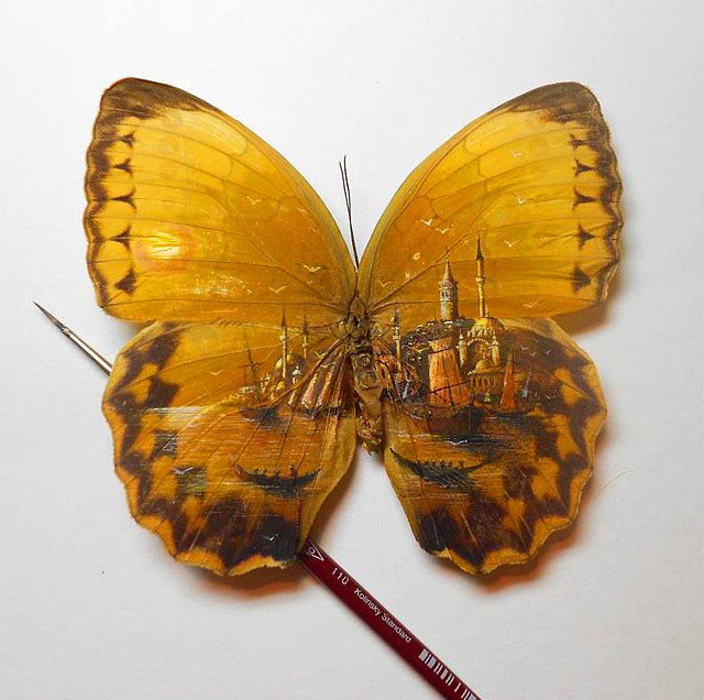 Minyatür yağlı boya çalışmaları ile İstanbul