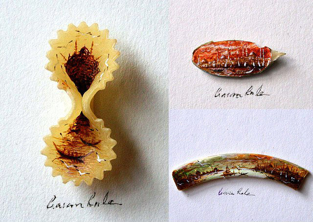 Minyatür yağlı boya çalışmaları ile İstanbul