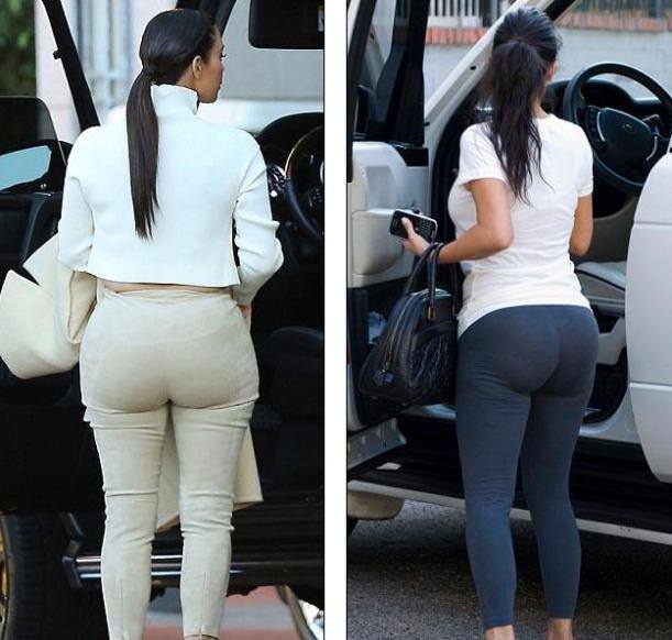 Kim Kardashian'ın kalçaları olay yarattı!