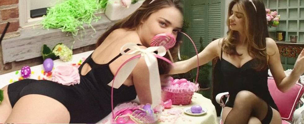 Miranda Kerr Paskalya tavşanı oldu!