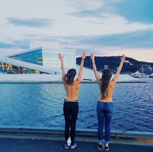 Yeni çılgınlık 'üstsüzler'