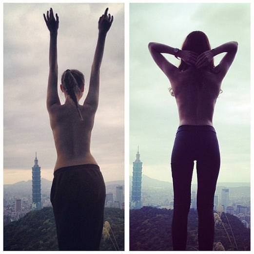 Yeni çılgınlık 'üstsüzler'