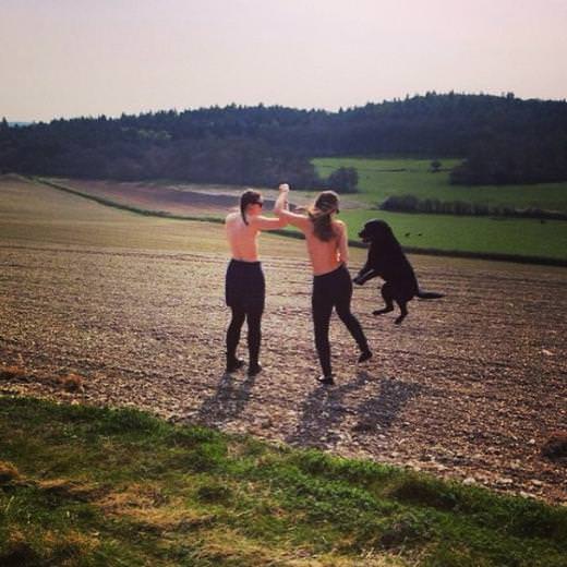 Yeni çılgınlık 'üstsüzler'