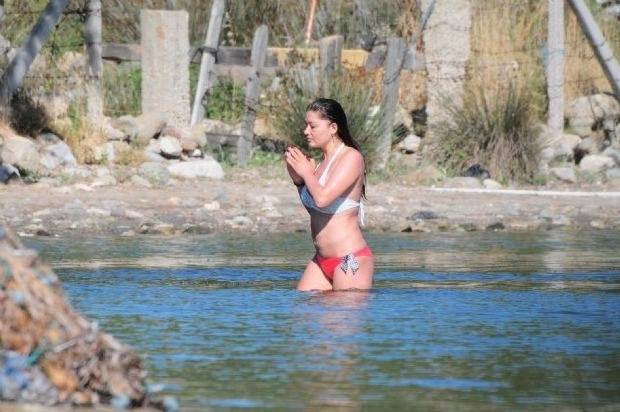 Nurgül Yeşilçay yaza erken girdi