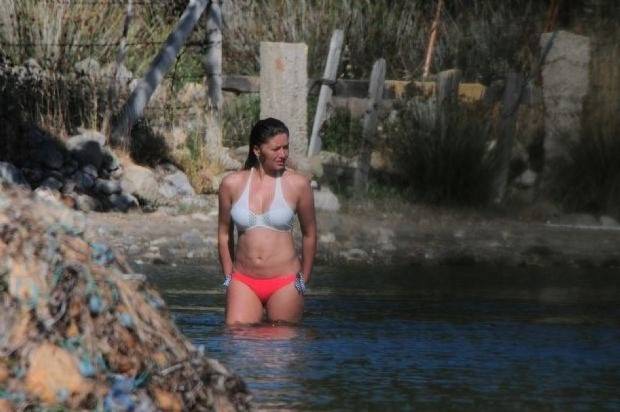 Nurgül Yeşilçay yaza erken girdi