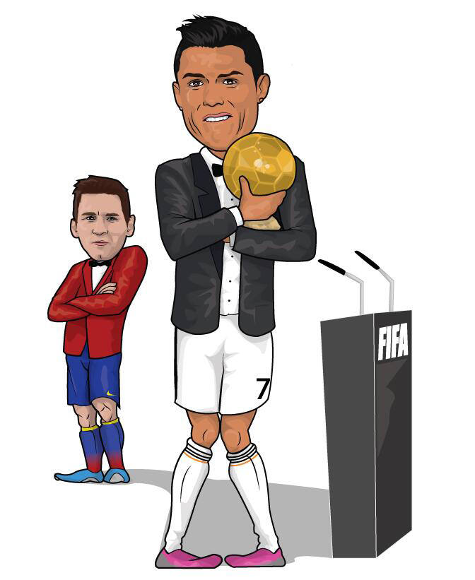 Twitter fenomeninden futbolcu çizimleri