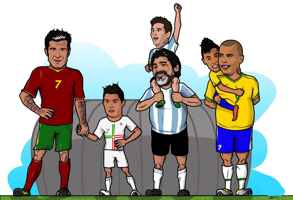 Twitter fenomeninden futbolcu çizimleri