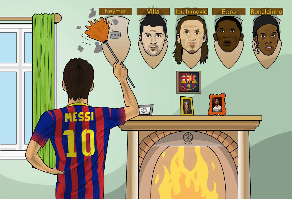 Twitter fenomeninden futbolcu çizimleri