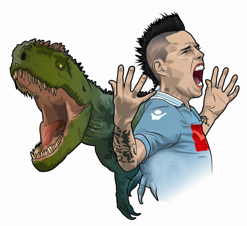 Twitter fenomeninden futbolcu çizimleri