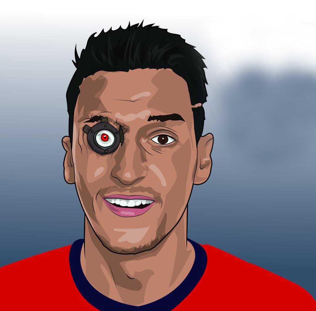 Twitter fenomeninden futbolcu çizimleri