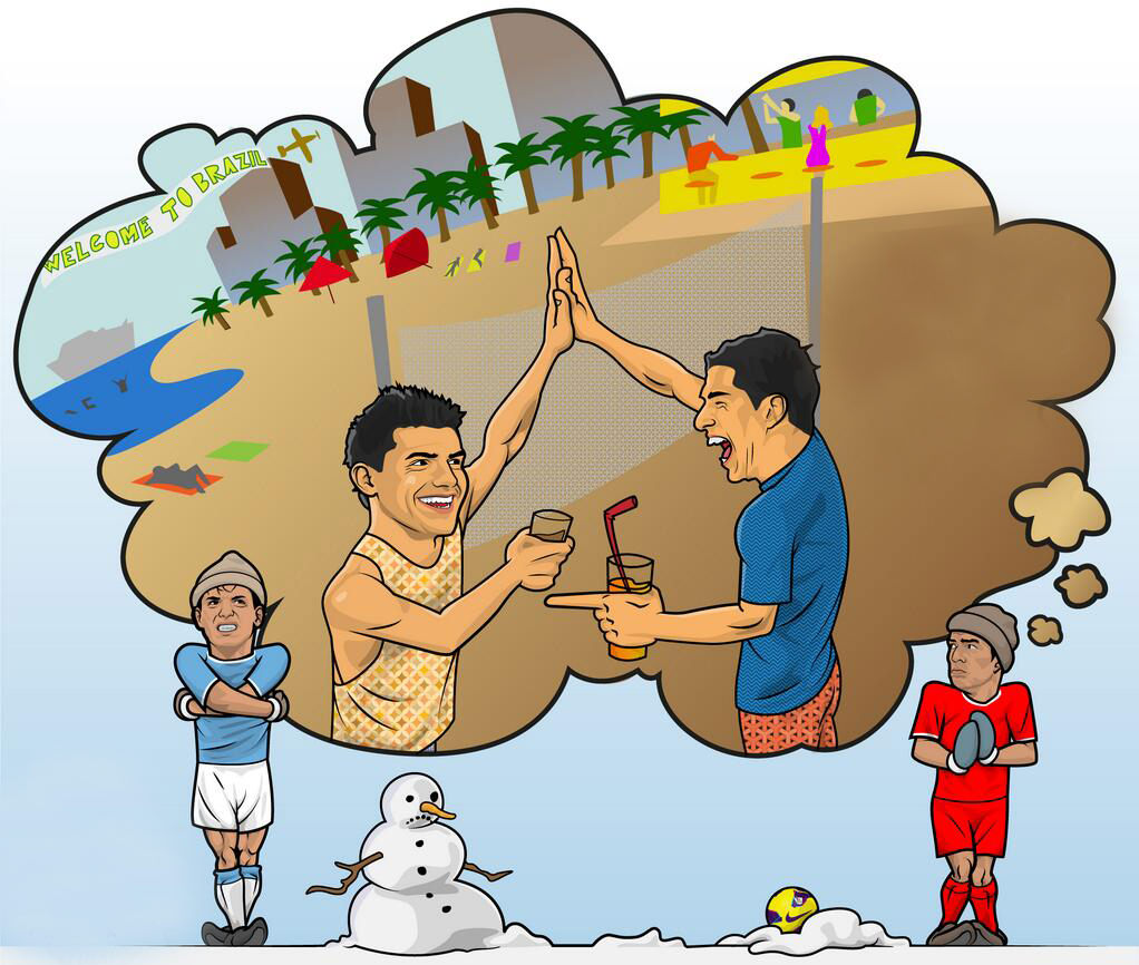 Twitter fenomeninden futbolcu çizimleri