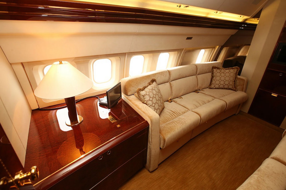 100 milyon dolarlık özel jet