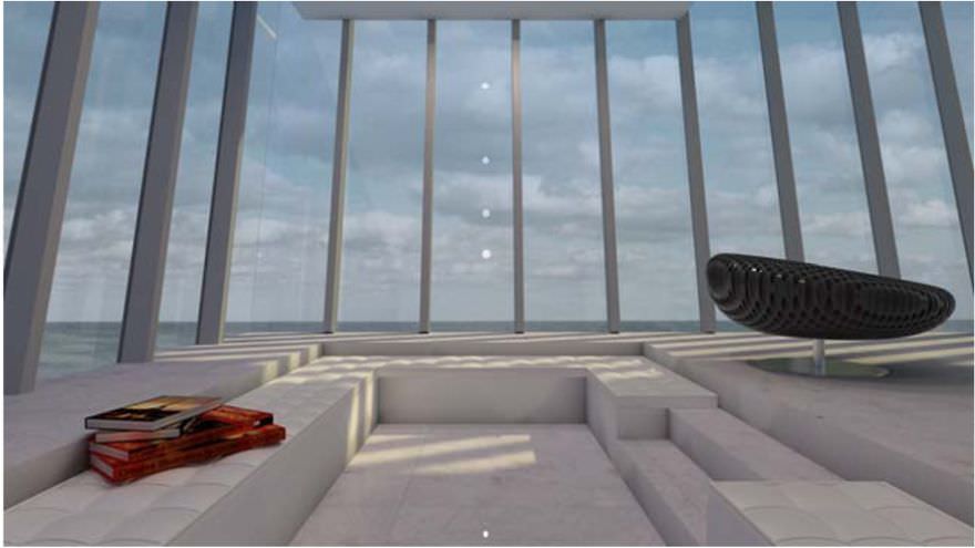 Olağanüstü manzaralı uçurum ev ile tanışın