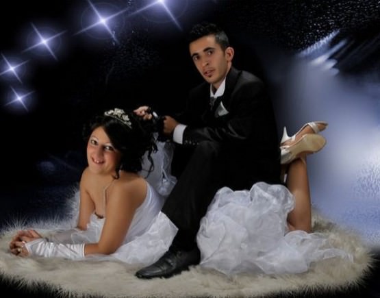 En komik düğün fotoğrafları!