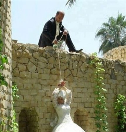 En komik düğün fotoğrafları!