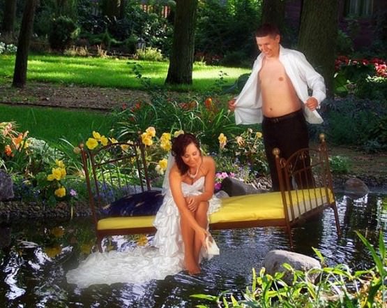 En komik düğün fotoğrafları!