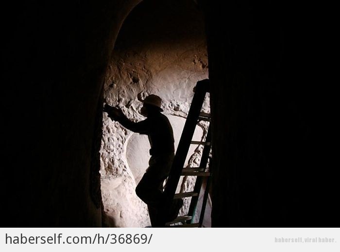 10 yılını bu mağaraya verdi