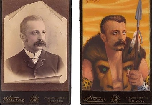 Eski fotoğraflar popüler kültür karakterleriyle birleşince