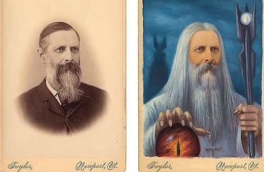 Eski fotoğraflar popüler kültür karakterleriyle birleşince